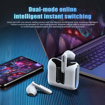 Language Translator Earbuds  NE49 TWS Low Latency Gaming Earphones Bluetooth Hifi Stereo Sound HD Call with Mic