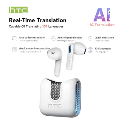 Language Translator Earbuds  NE49 TWS Low Latency Gaming Earphones Bluetooth Hifi Stereo Sound HD Call with Mic