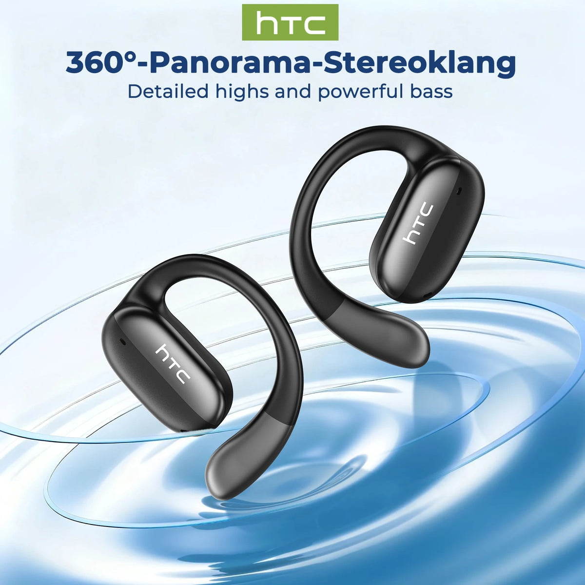 Wireless Earphones Bluetooth LED Touch Screen AI Translate Earbuds Hifi Sound HD Call Headphones Bone Conduction