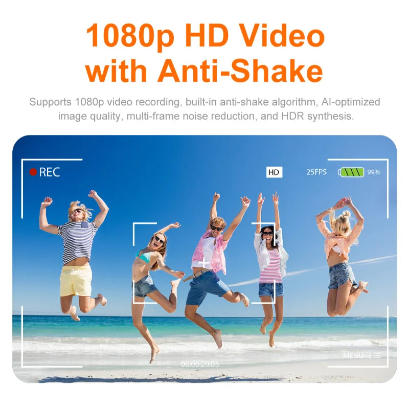 Smart Camera Glasses HD Video Recording Bluetooth Call AI Voice Assistant Outdoor Sports Sunglasses Wearable for Cycling