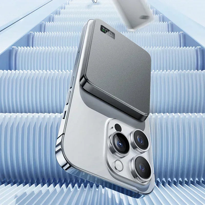 50000Mah Ultra Thin Power Bank for Magsafe Magnetic Wireless Fast Charging Macsafe Portable Battery for Iphone Xiaomi